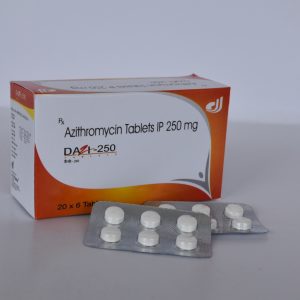 Azithromycin Tablets | DAZI-250 TAB. 20X6