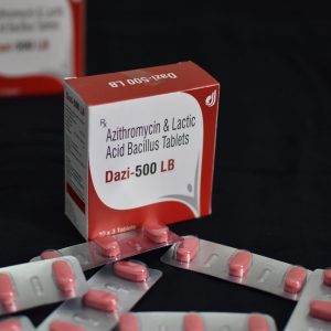 Azithromycin & Lactic Acid Bacillus Tablets | DAZI-500 LB TAB. 10X3