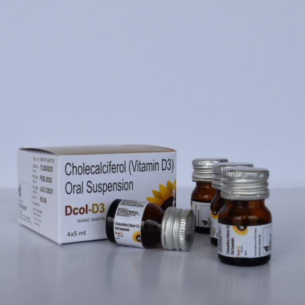 Cholecalciferol Oral Suspension | DCOL-D3 NANO SHOT 5ML