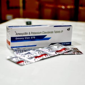 AMOXYCILLIN & POTASSIUM CLAVULANATE TABLETS 375 TAB. 10X10