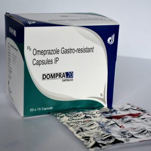 Omeprazole Gastro resistant Capsules |DOMPRA-20 CAP. 20X15