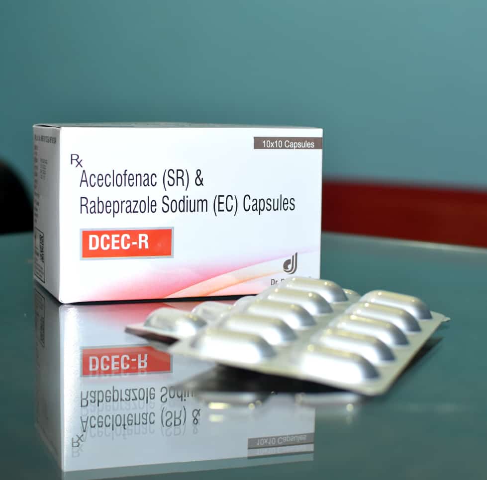 Aceclofenac (SR) & Rabeprazole Sodium (EC) Capsules
