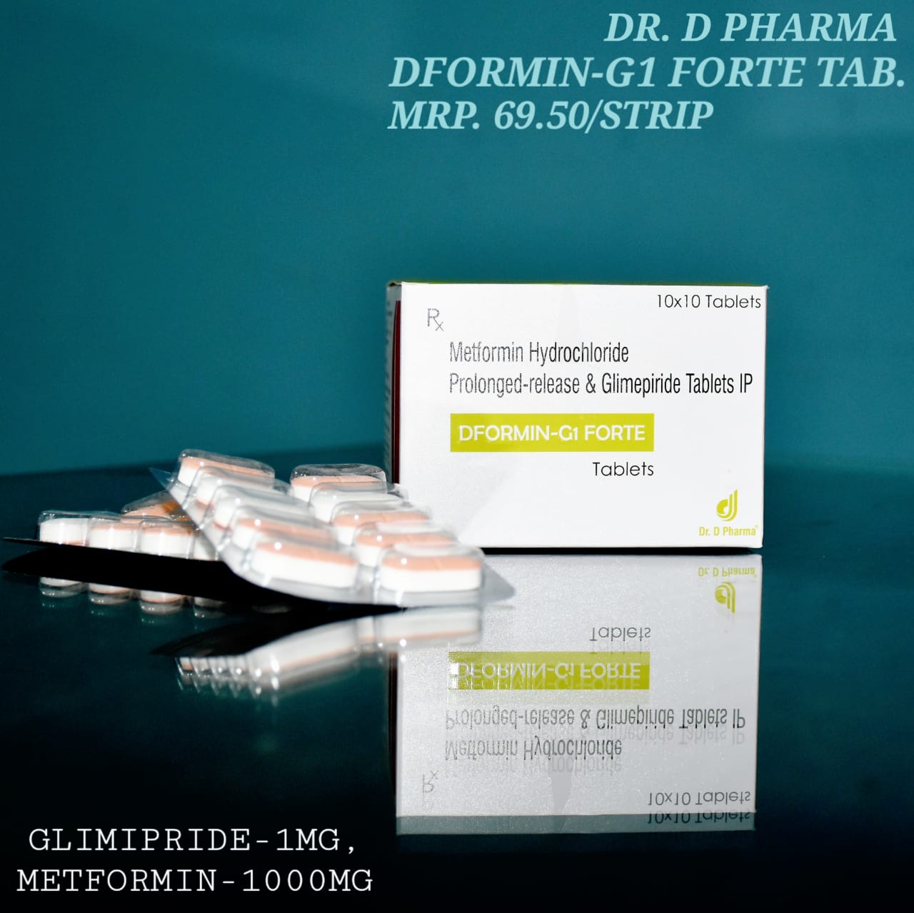 Metformin HCI Prolonged Release & Glimepiride Tablets IP